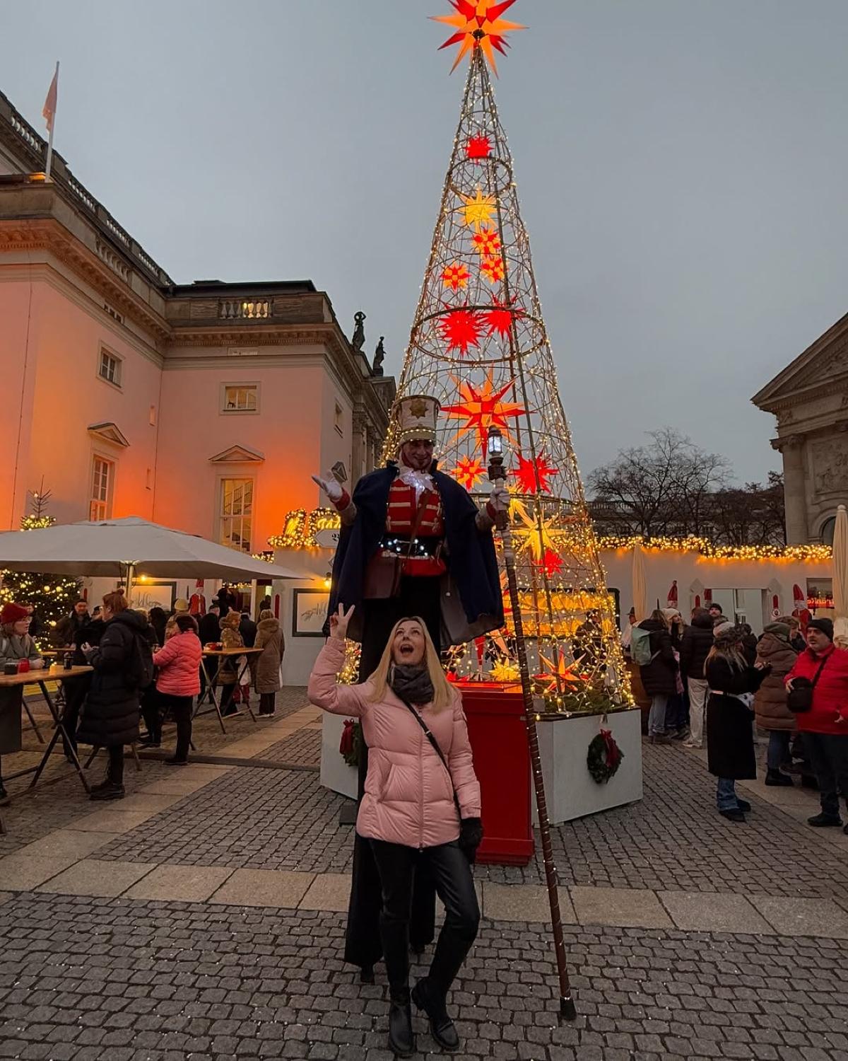 Η Τίνα Μεσσαροπούλου στο Βερολίνο