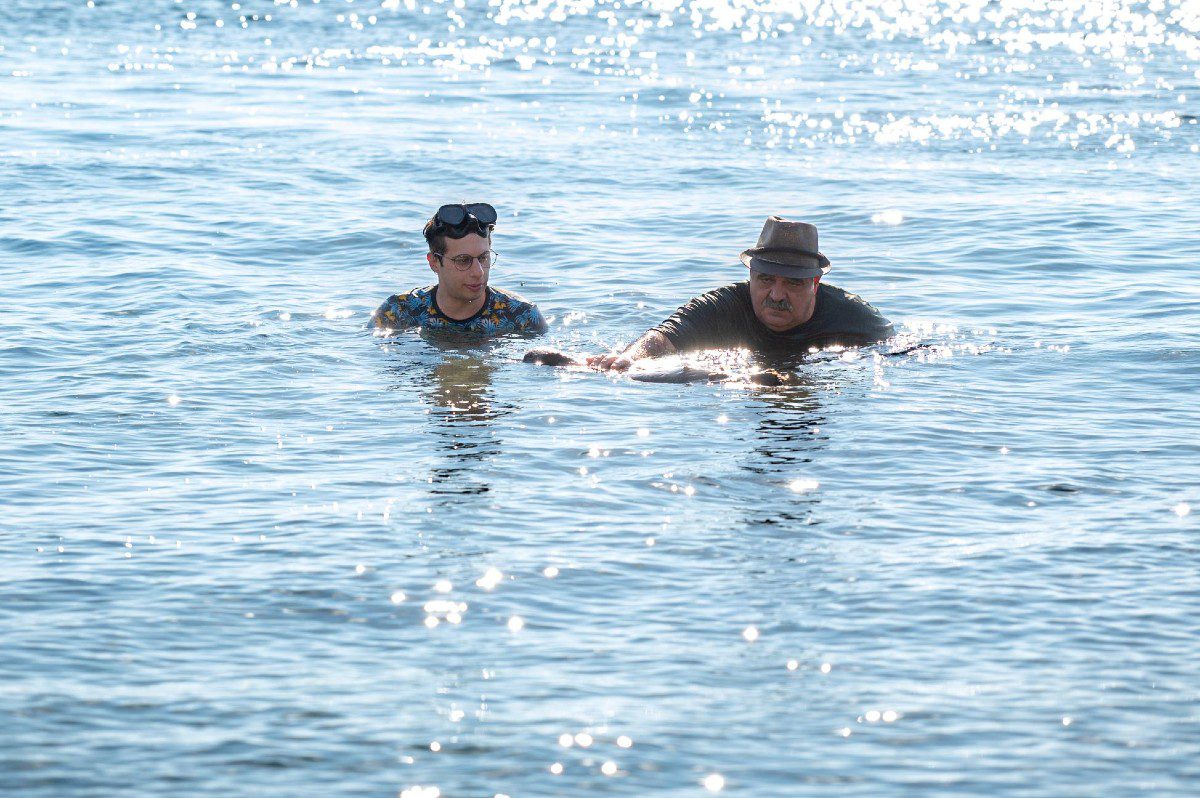 Βαγγέλης Δαούσης, Γιώργος Σουξές στα γυρίσματα του Hotel Elvira