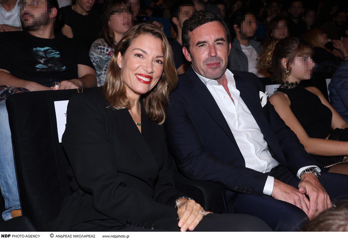 Η Βίκυ Καγιά με τον Ηλία Κρασσά σε εκδήλωση