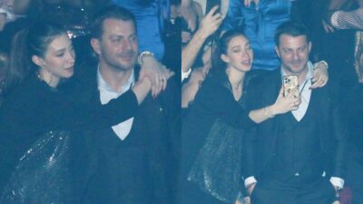 Ο Γιώργος Αγγελόπουλος και η Δήμητρα Βαμβακούση αγκαλιά σε βραδινή έξοδο