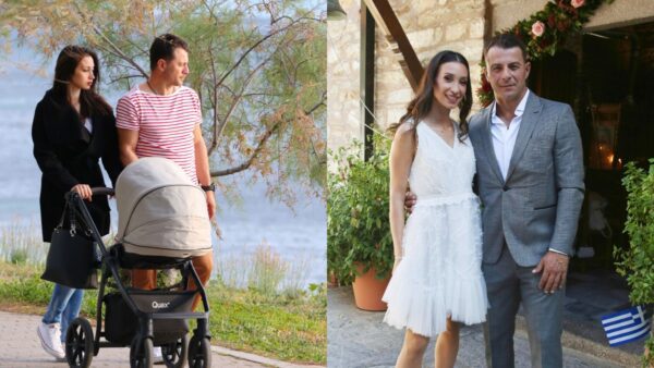 Ο Γιώργος Αγγελόπουλος και η Δήμητρα Βαμβακούση