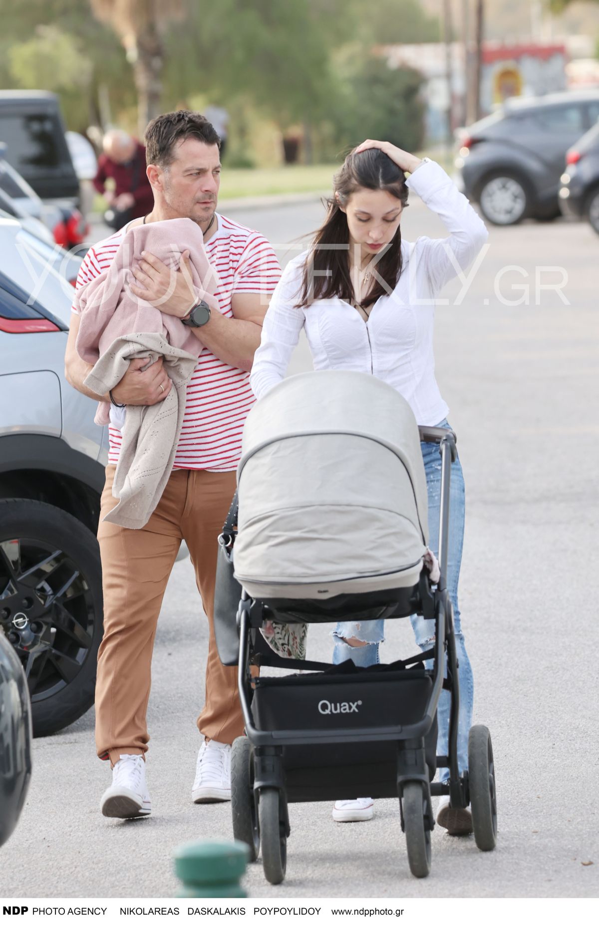 Ο Αγγελόπουλος, η Βαμβακούση και η κόρη τους