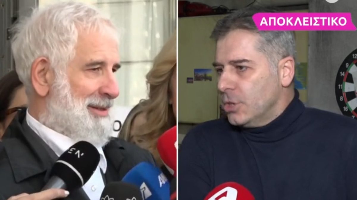 O Αλέξανδρος Μπουρδούμης έξω από το δικαστήριο
