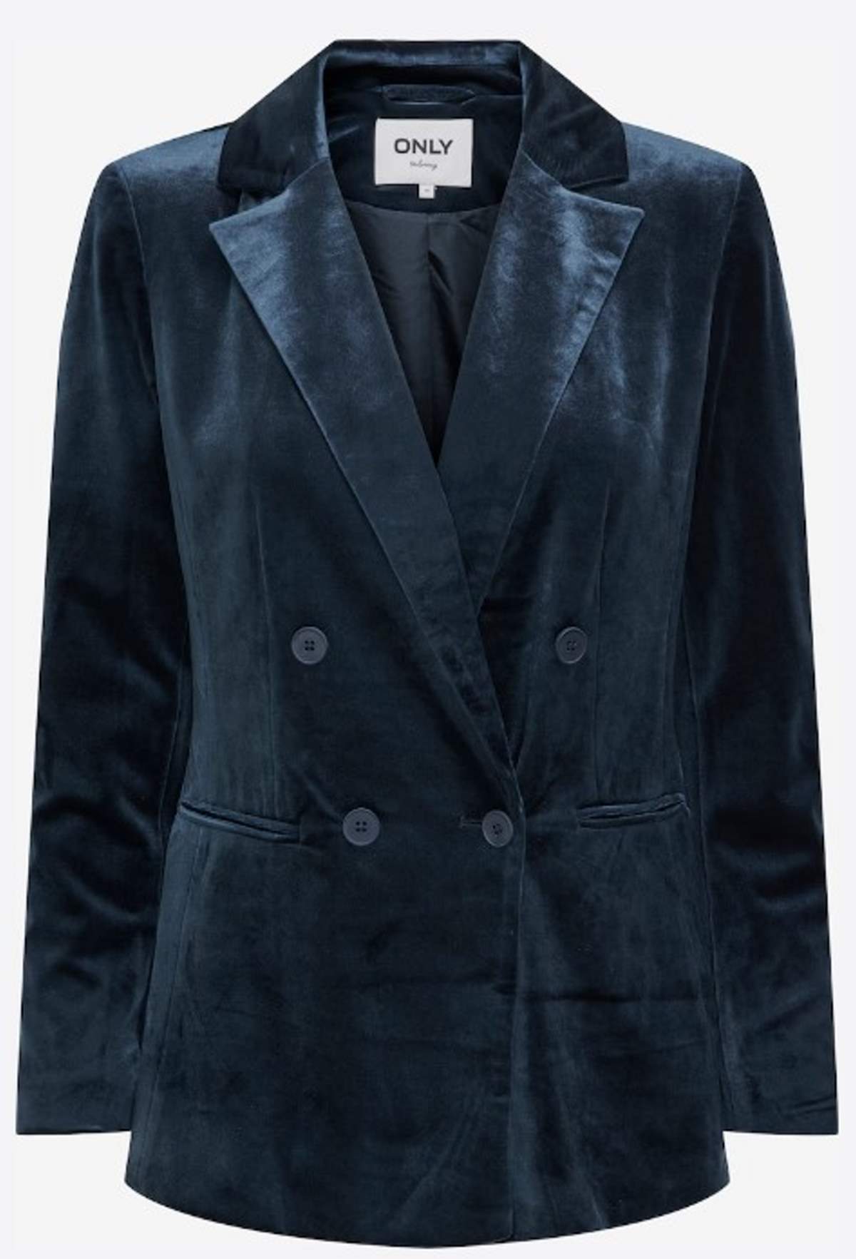 Βελούδινο σακάκι σε μπλε χρώμα