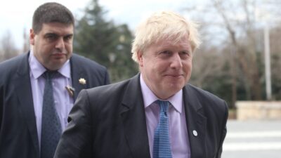 Ο Boris Johnson σε δημόσια εμφάνιση
