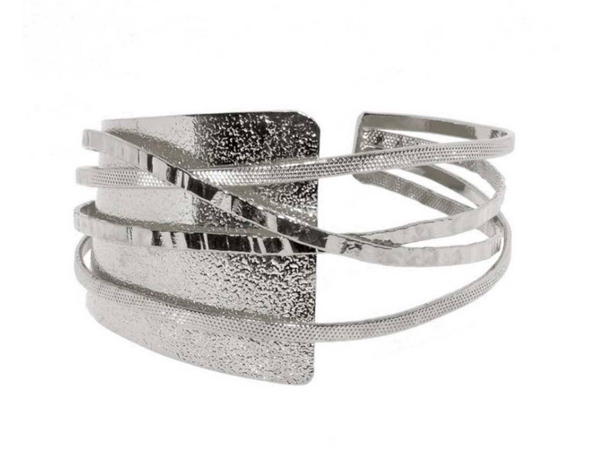 ασημί βραχιόλι catherine bijoux