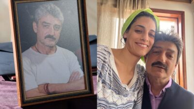 Φωτογραφία του Δημήτρη Ήμελλου (αριστερά) Φωτογραφία του Δημήτρη Ήμελλου με την Φαμέλη (δεξιά)