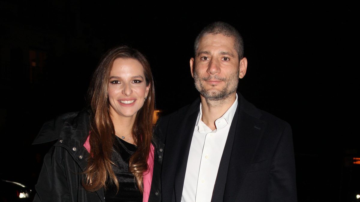 Η Εριέττα Κούρκουλου με τον σύζυγό της σε έξοδο