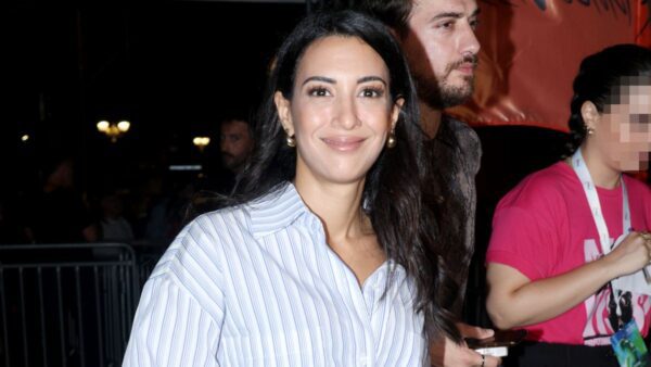 Η Ευγενία Σαμαρά σε βραδινή έξοδο.