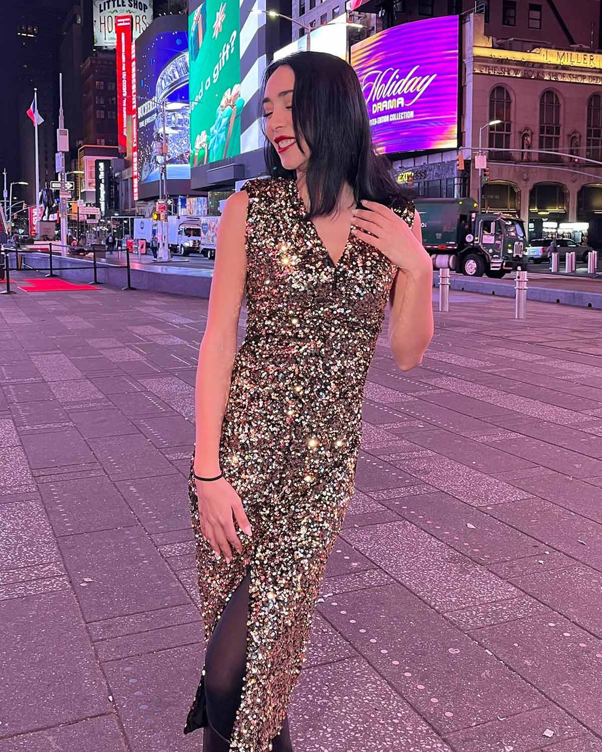 χρυσαφί μεταλλιζέ φόρεμα marks and spencer