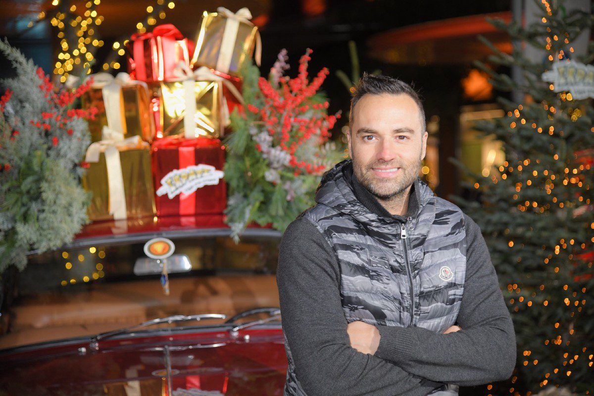 Ο Κώστας Φραγκολιάς στην χριστουγεννιάτικη εκδήλωση