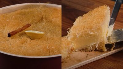 Γαλακτομπούρεκο με κανταϊφι