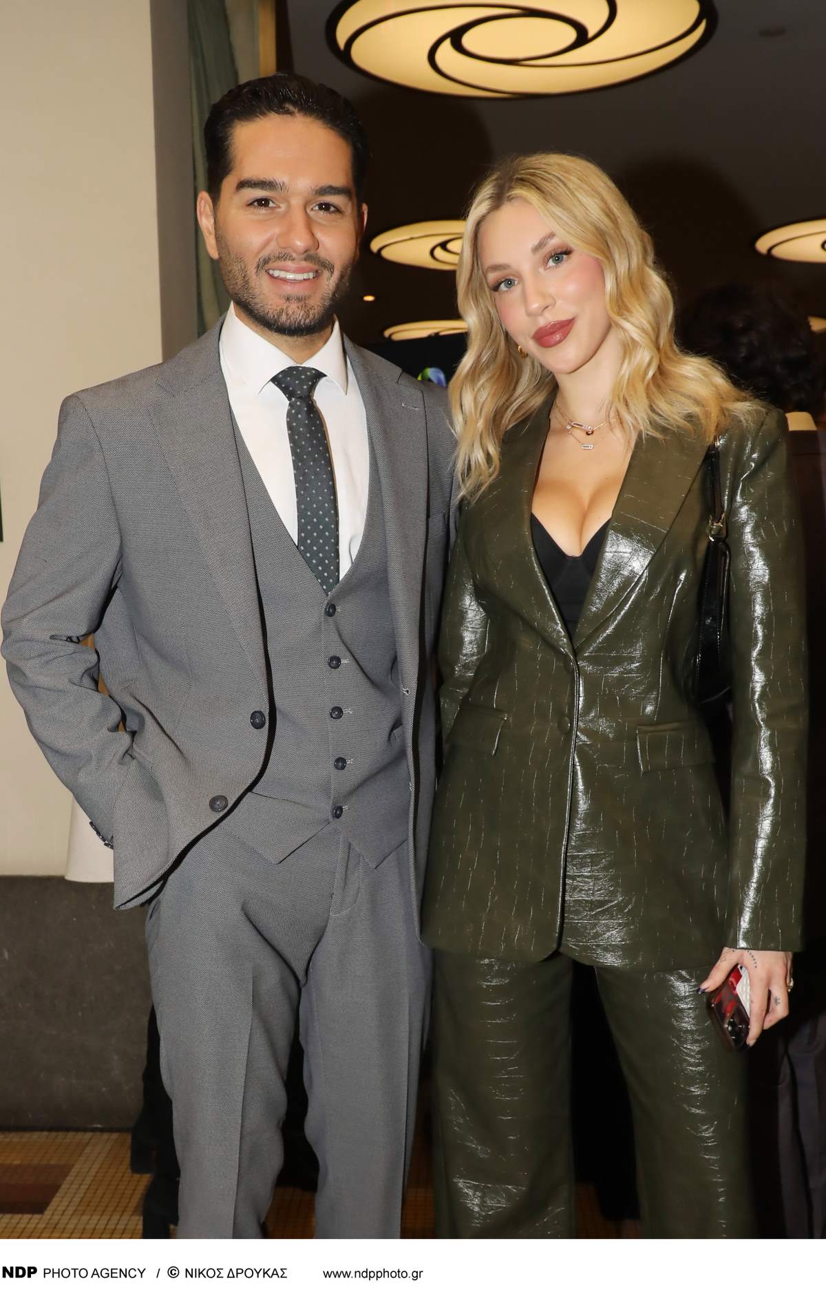 Η Γαρυφαλλιά Καληφώνη με τον Χρήστο Μάστορα σε έξοδό τους