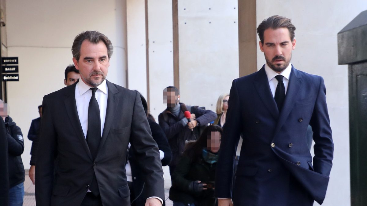 Ο Παύλος και ο Νικόλας Γλυξμπουργκ στην Αθηναική λέσχη