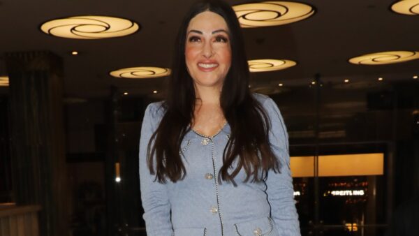 Η Ιωάννα Παλιοσπύρου σε βραδινή έξοδο