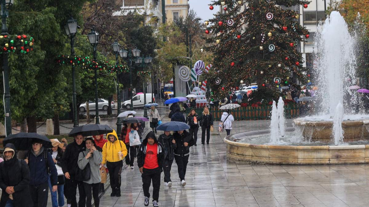 Ο καιρός στο Σύνταγμα