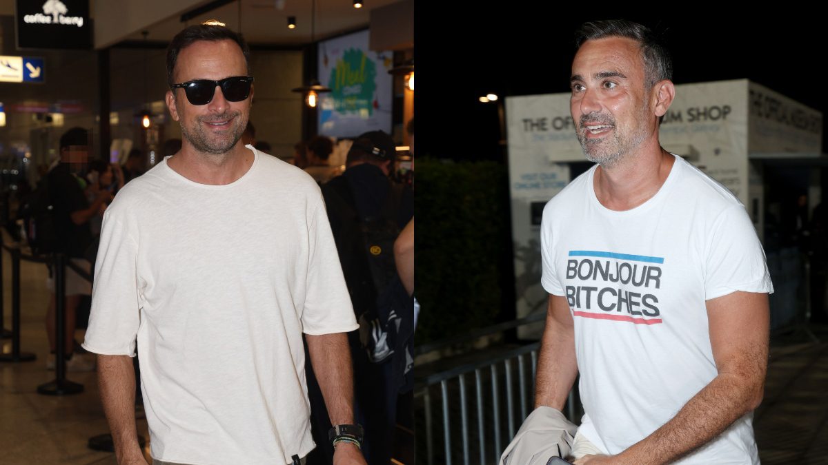 Ο Γιώργος Λιανός και ο Γιώργος Καπουτζίδης