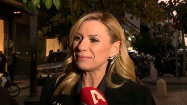 Η Κατερίνα Καραβάτου στην κάμερα του Πρωινό Σουσου