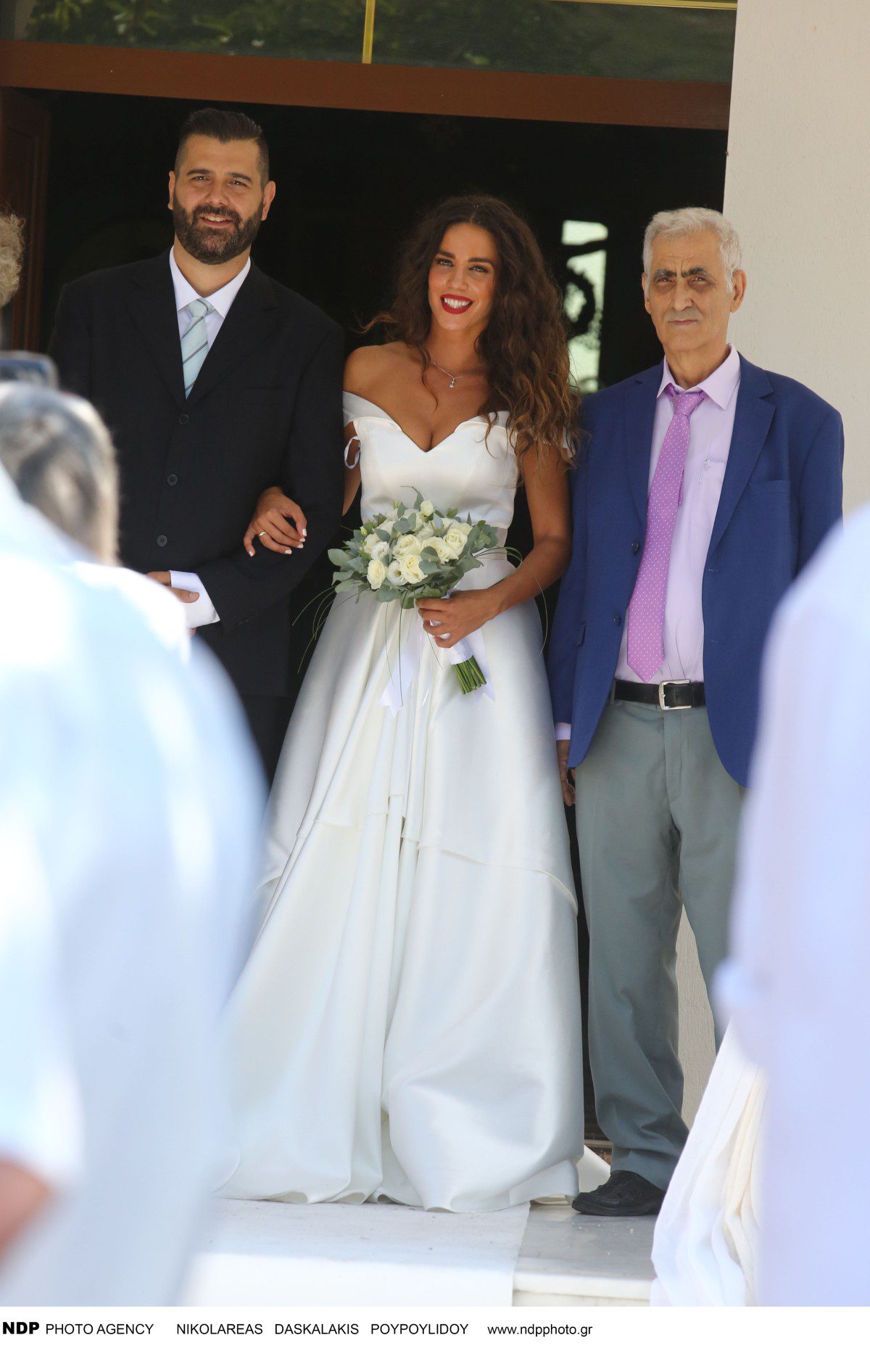 Ο πατέρας της Κατερίνας Στικούδη στο γάμο της