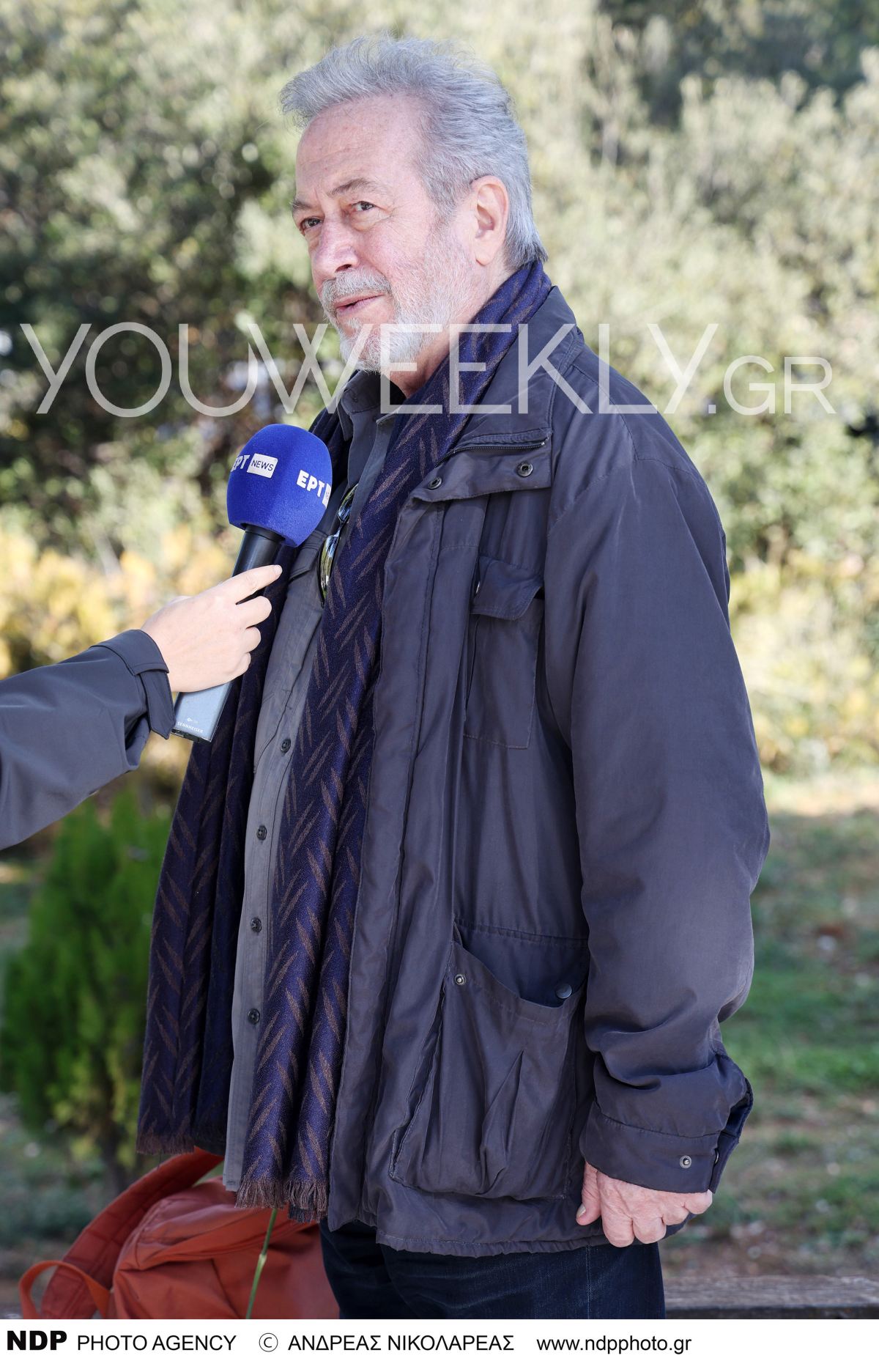 Ο Βαλτινός στην κηδεία του Γεωργουσόπουλου