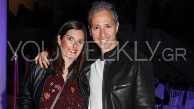 Ο Δημήτρης Κόκοτας με την σύζυγό του
