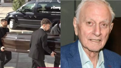 Κηδεία Κώστα Χαρδαβέλλα: Οι φωτογραφίες από το τελευταίο «αντίο» - Τι λέει το στεφάνι της Νικολούλη