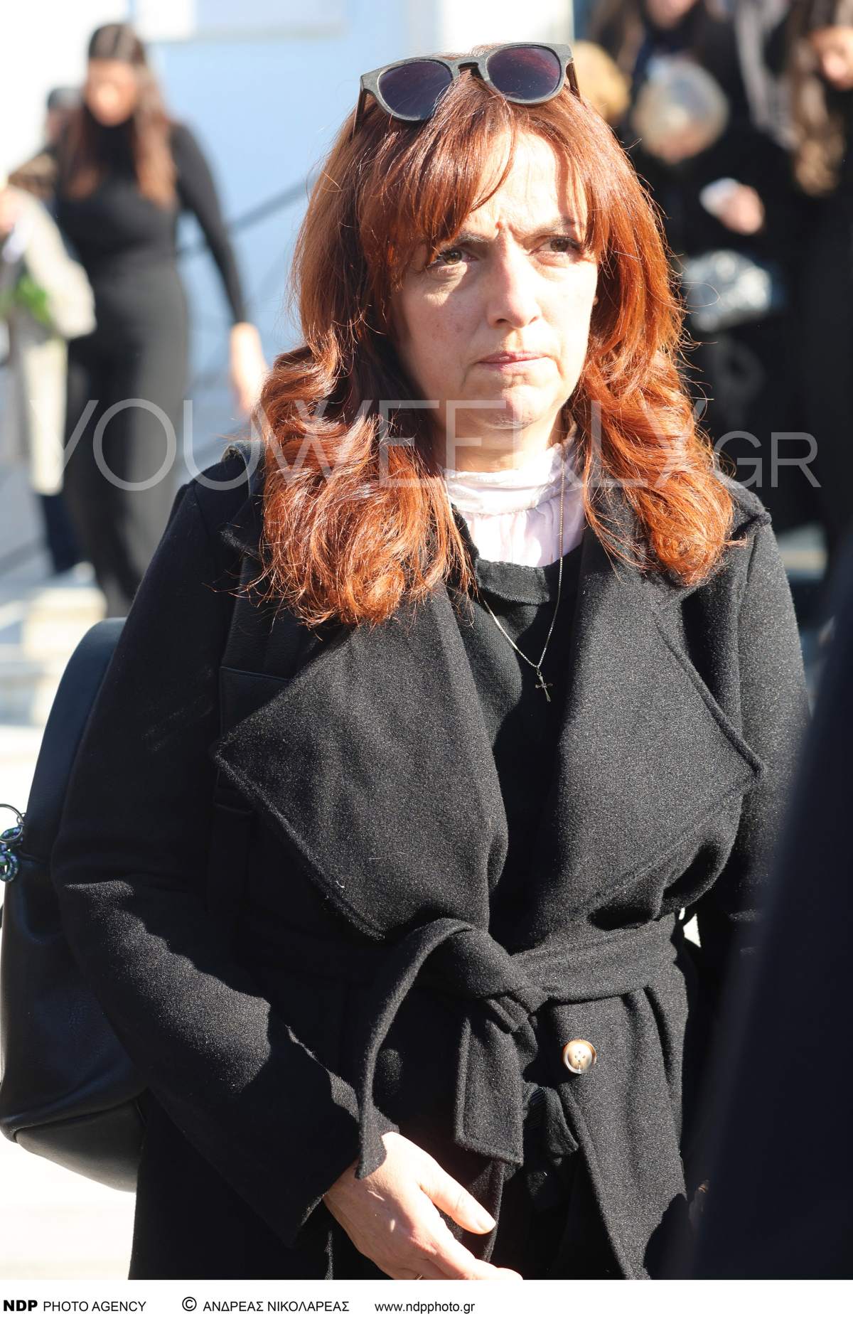 Η Κωτσοβόλου στην κηδεία του Ήμελλου