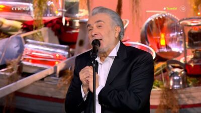 Ο Λάκης Λαζόπουλος στο πλατό του Αλ Τσαντίρι Νιουζ