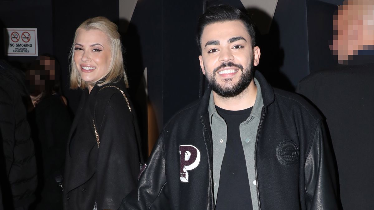 Η Λάουρα Νάργες και ο Χρήστος Σαντικάι σε βραδινή έξοδο.