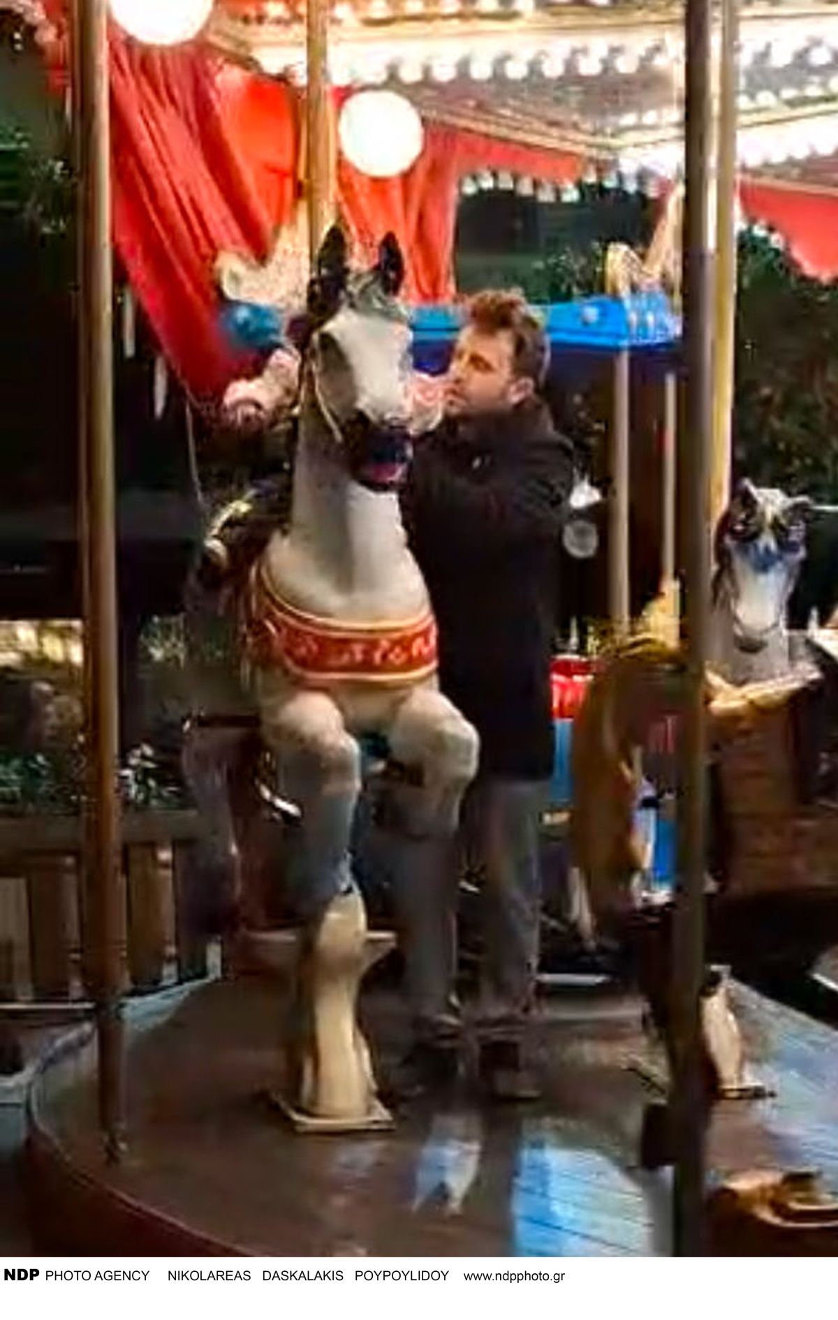 Ο Λάζος Μαντικός με την κόρη του