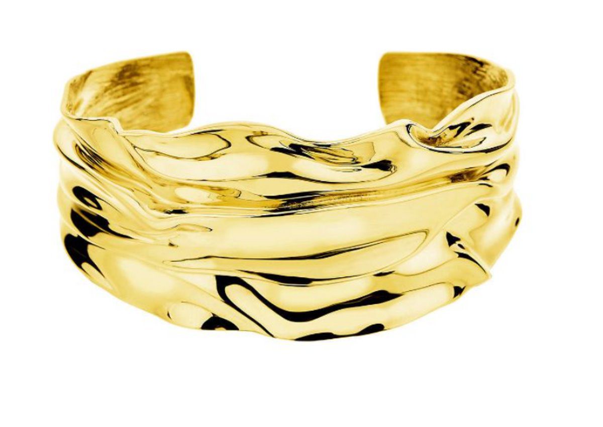 βραχιόλι φαρδύ χρυσό