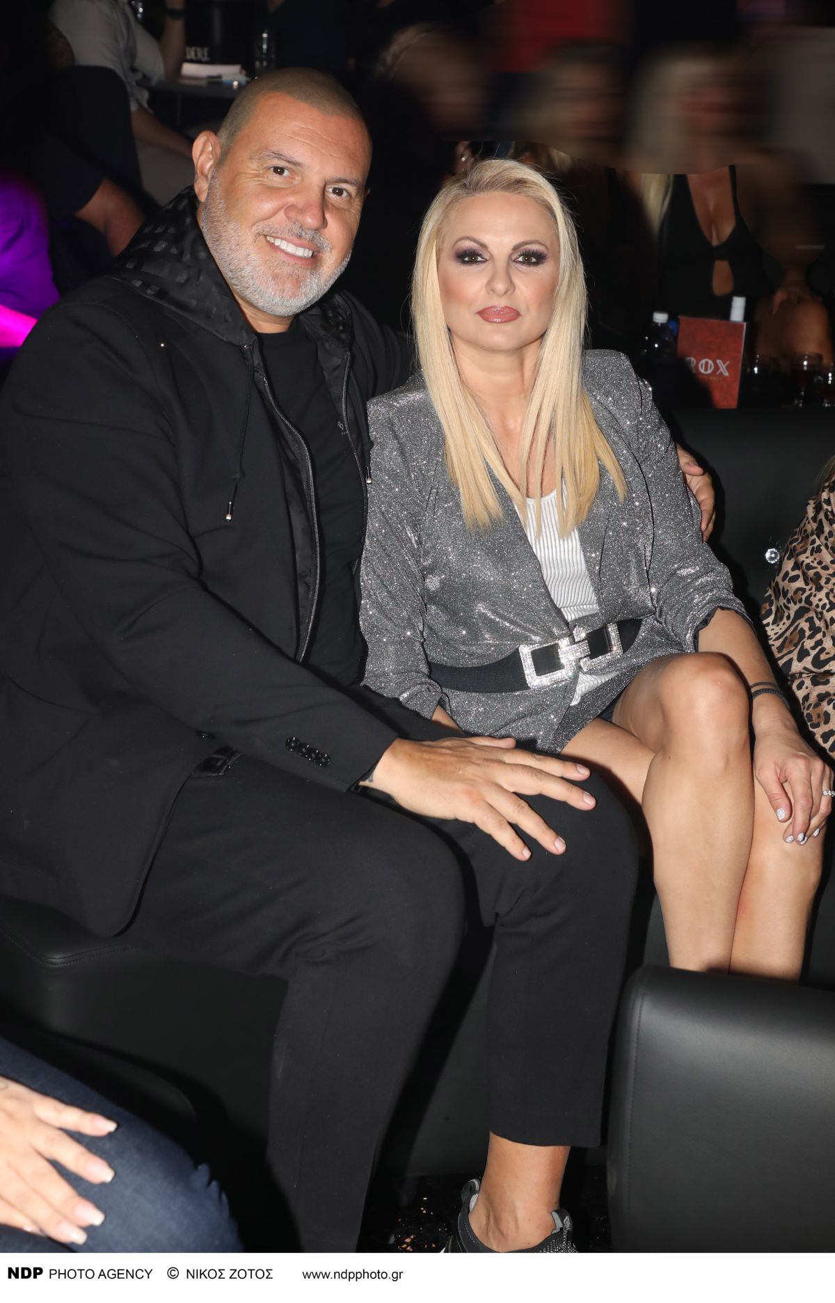 Η Μάγδα Τσέγκου και ο Πέτρος Κελέσης σε έξοδο τους.