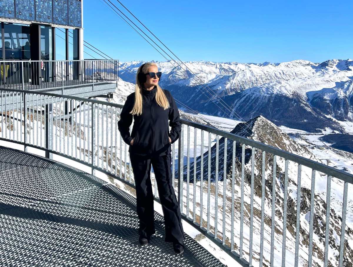 Η Μάγδα Τσέγκου στις Άλπεις