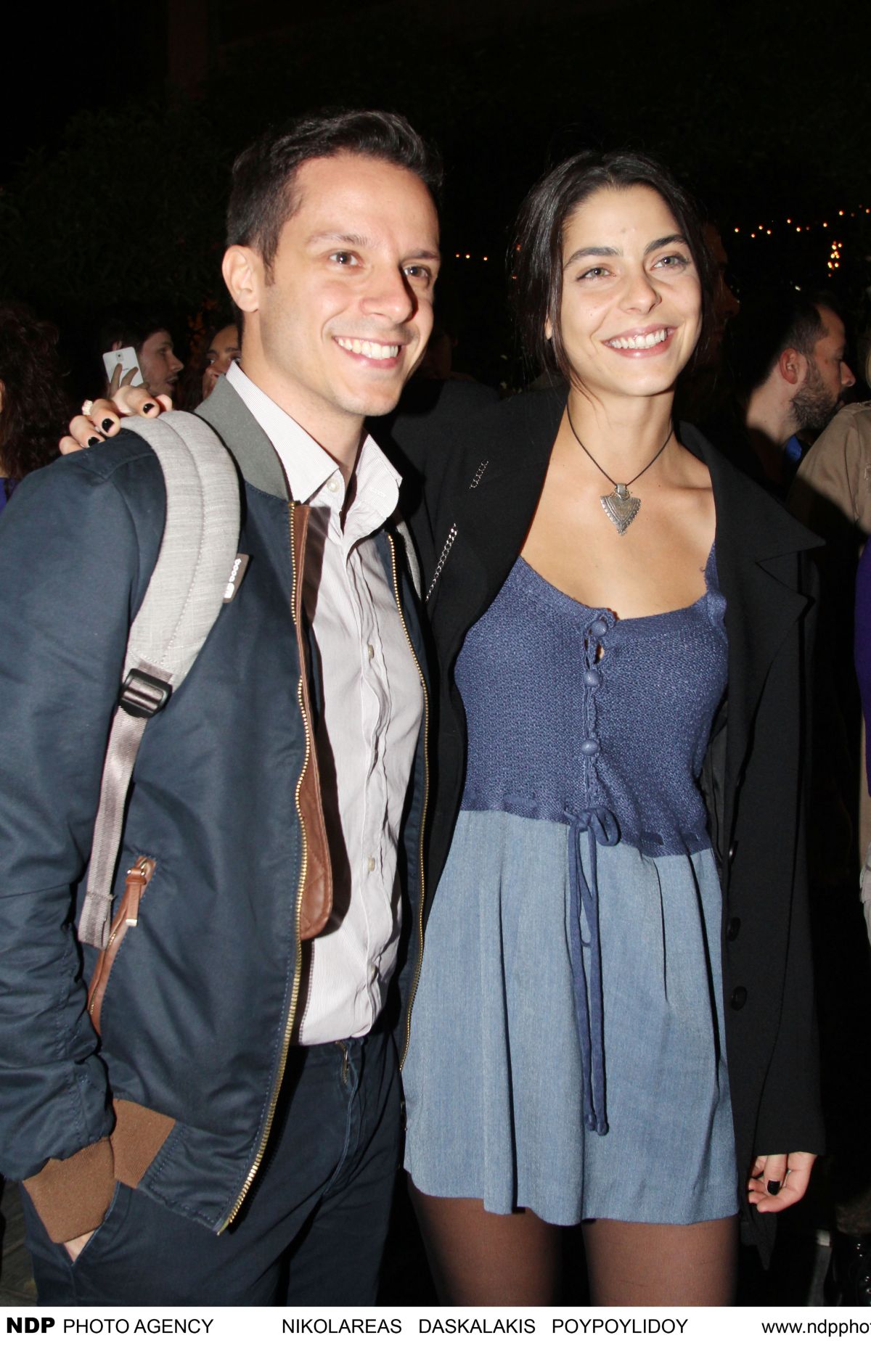 Ο Δημήτρης Μακαλιάς με την Μυριέλλα Κουρεντή