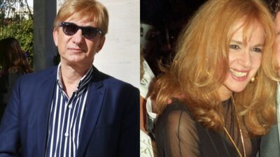 Ο Μάκης Δελαπόρτας και η Αλίκη Βουγιουκλάκη.