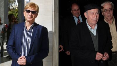 Ο Μάκης Δελαπόρτας και ο Θανάσης Βέγγος