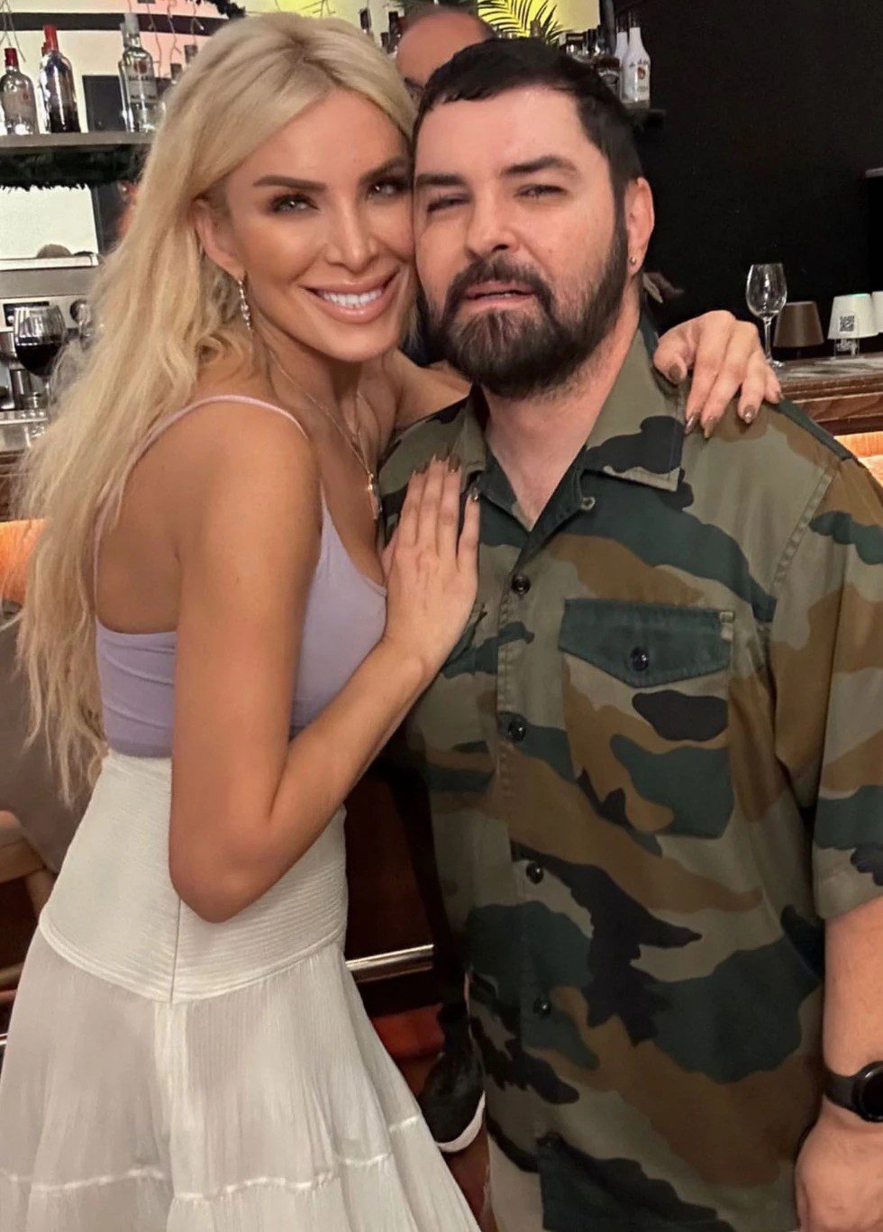 Η Κατερίνα Καινούργιου με τον αρχισυντάκτη της Θέμη Μάλλη