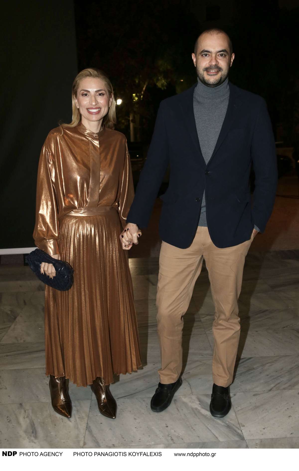 Η Μαρία Ηλιάκη και ο Στέλιος Μανουσάκης σε έξοδο