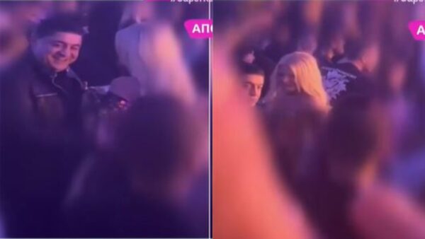 Η Μαρίνα Σταυράκη με τον σύντροφό της