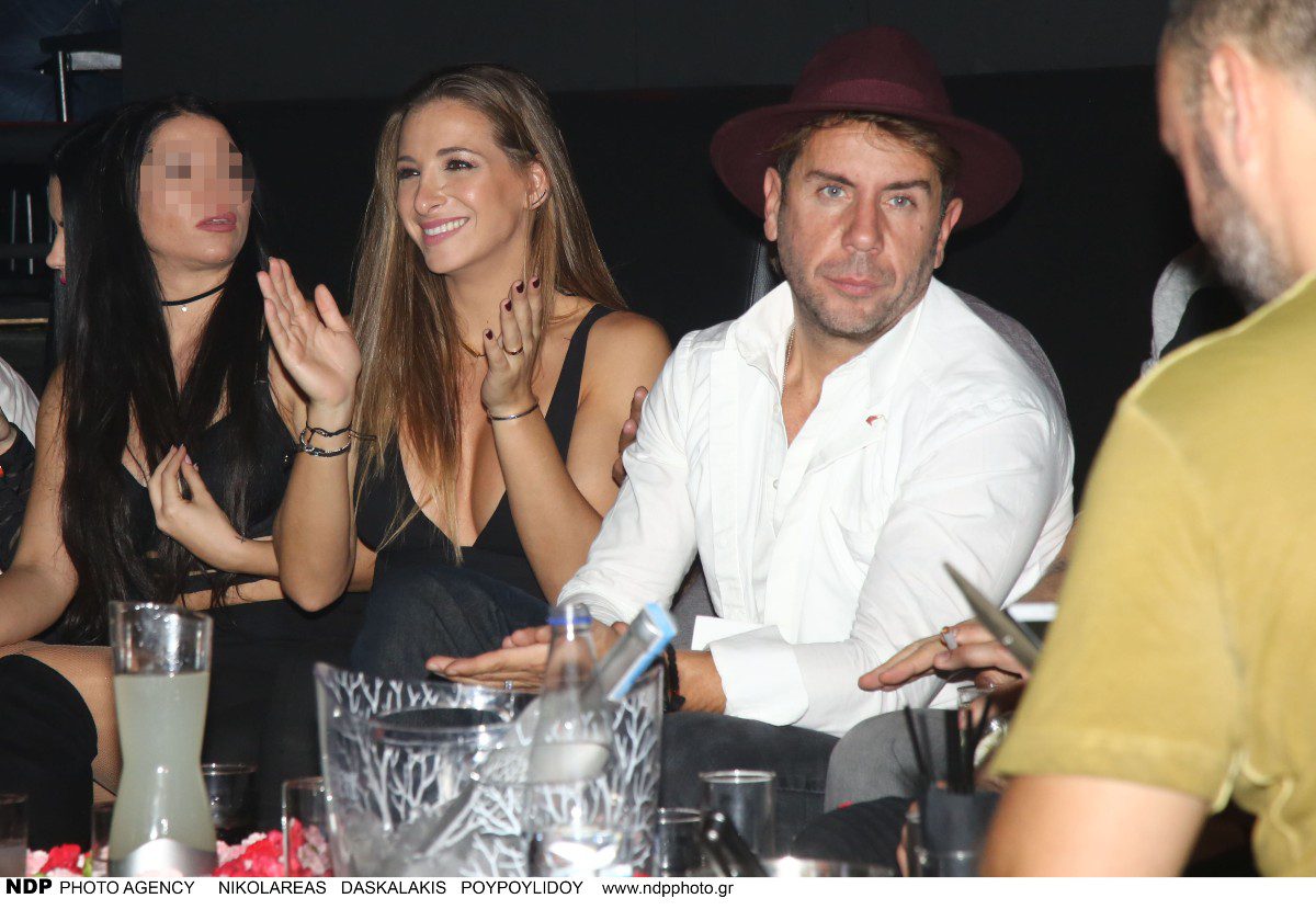 Ο Γιώργος Μαζωνάκης με την Μαρία Δελόγκα