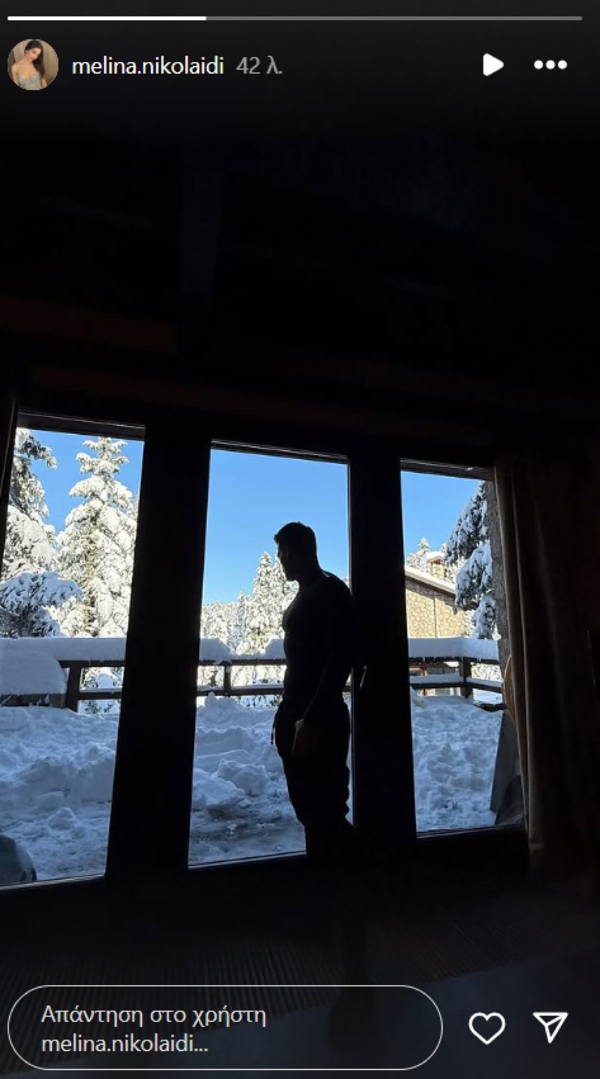 Η ανάρτηση της Μελίνας Νικολαϊδη με τον Δημήτρη Φιντιρίκο στο Instagram