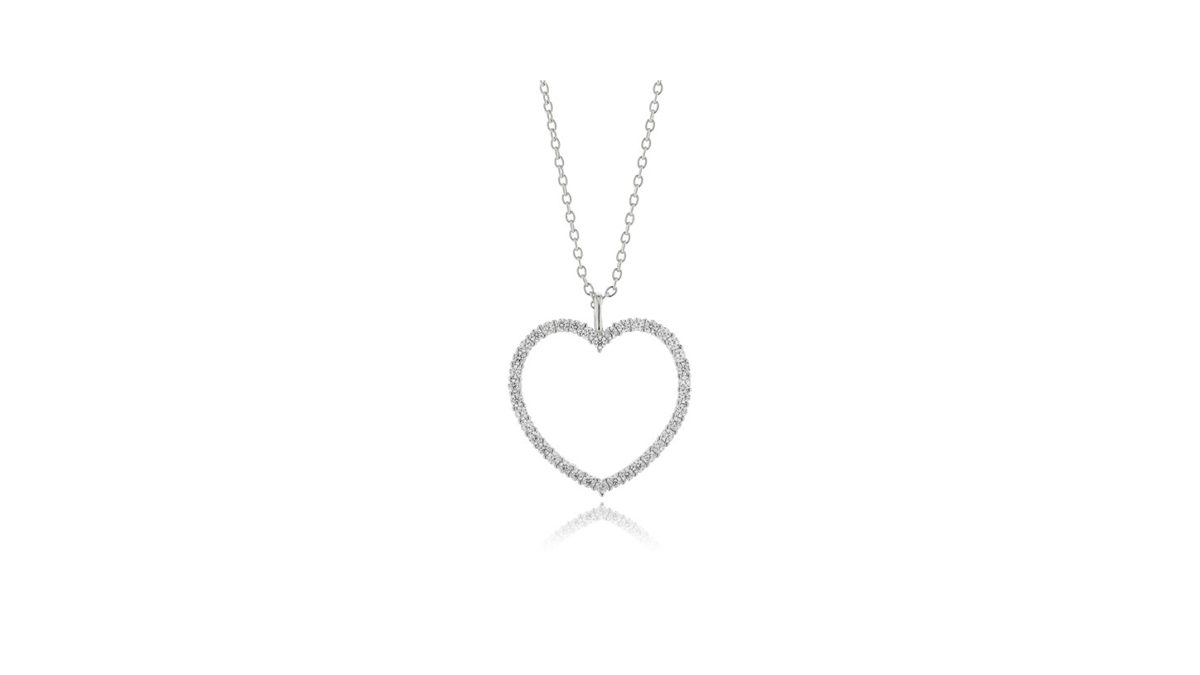 μενταγιόν καρδιά jools silver