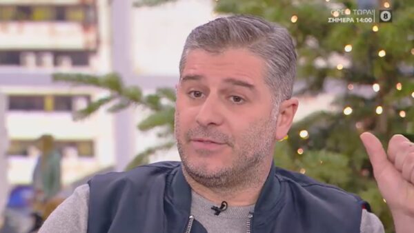 Ο Αλέξανδρος Μπουρδούμης στο πλατό του Πρωινό Σουσού