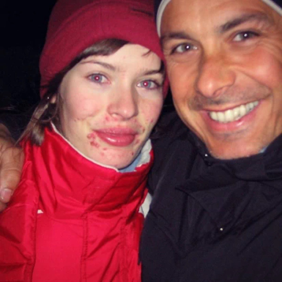 Ο Χάρης Χριστόπουλος και η Ανίτα Μπραντ