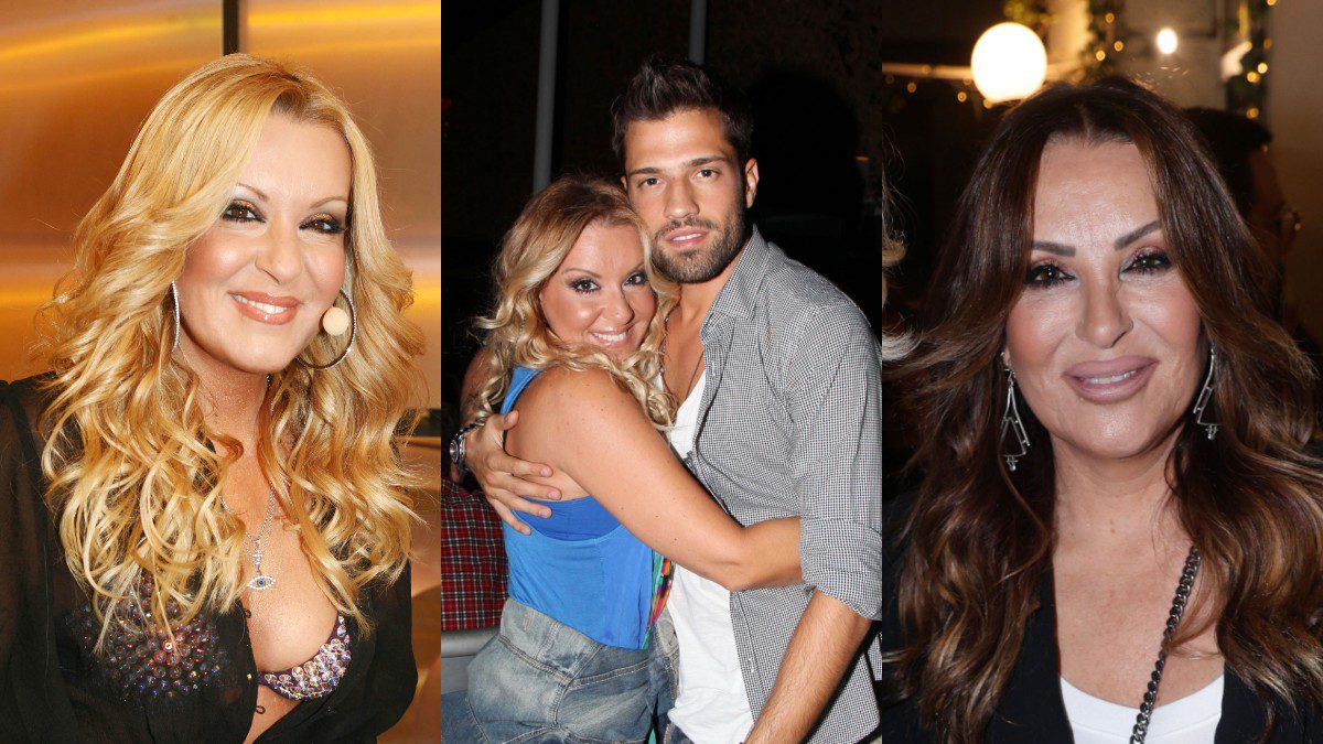 Η Ναταλία Γερμανού σε μικρή ηλικία (αριστερά), η Ναταλία Γερμανού με τον Αργυρό (κέντρο), η Ναταλία Γερμανού σήμερα (δεξιά)