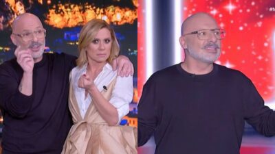 Ο Νίκος Μουτσινάς και η Κατερίνα Καραβάτου