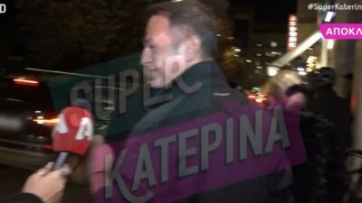 Ο Ντέμης Νικολαΐδης σε έξοδό του