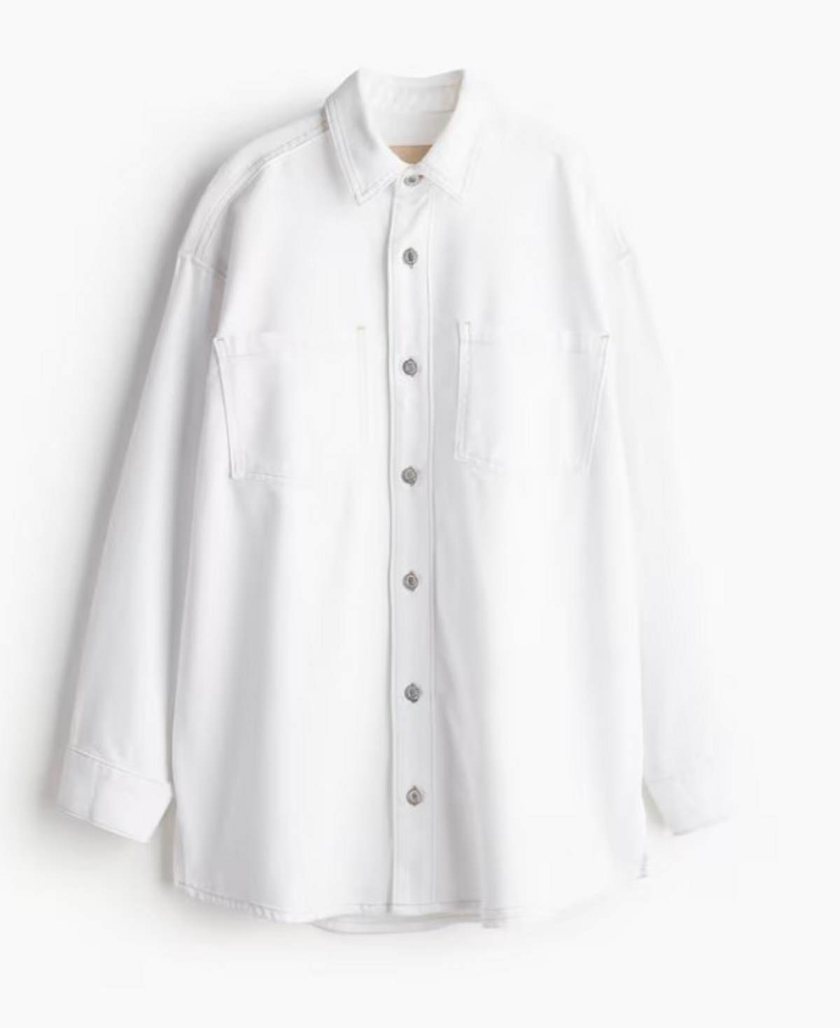 overshirt λευκό Η&Μ