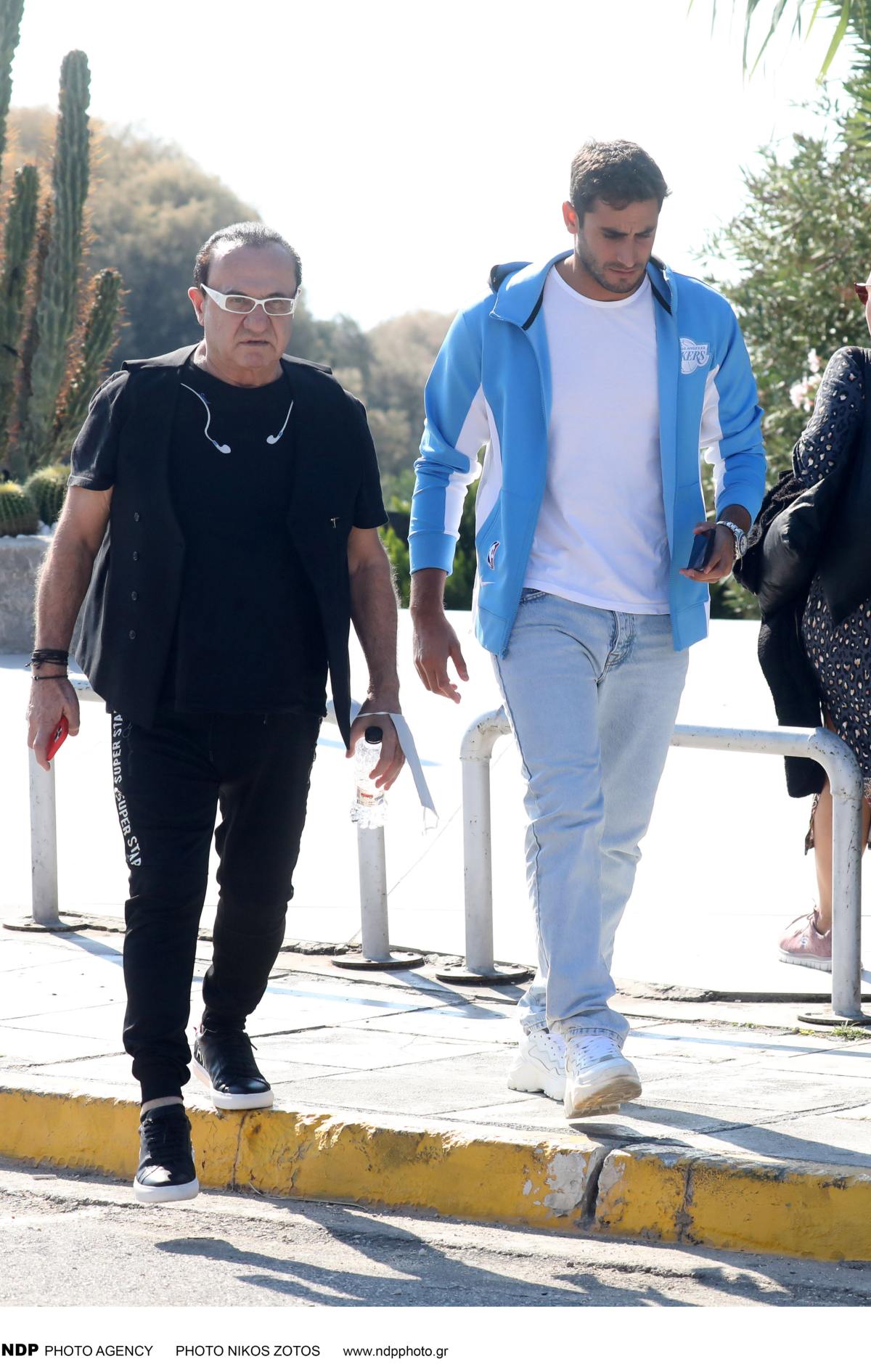 Ο Λευτέρης Πανταζής και ο Μάριος Καπότσης σε κοινή δημόσια εμφάνισή τους