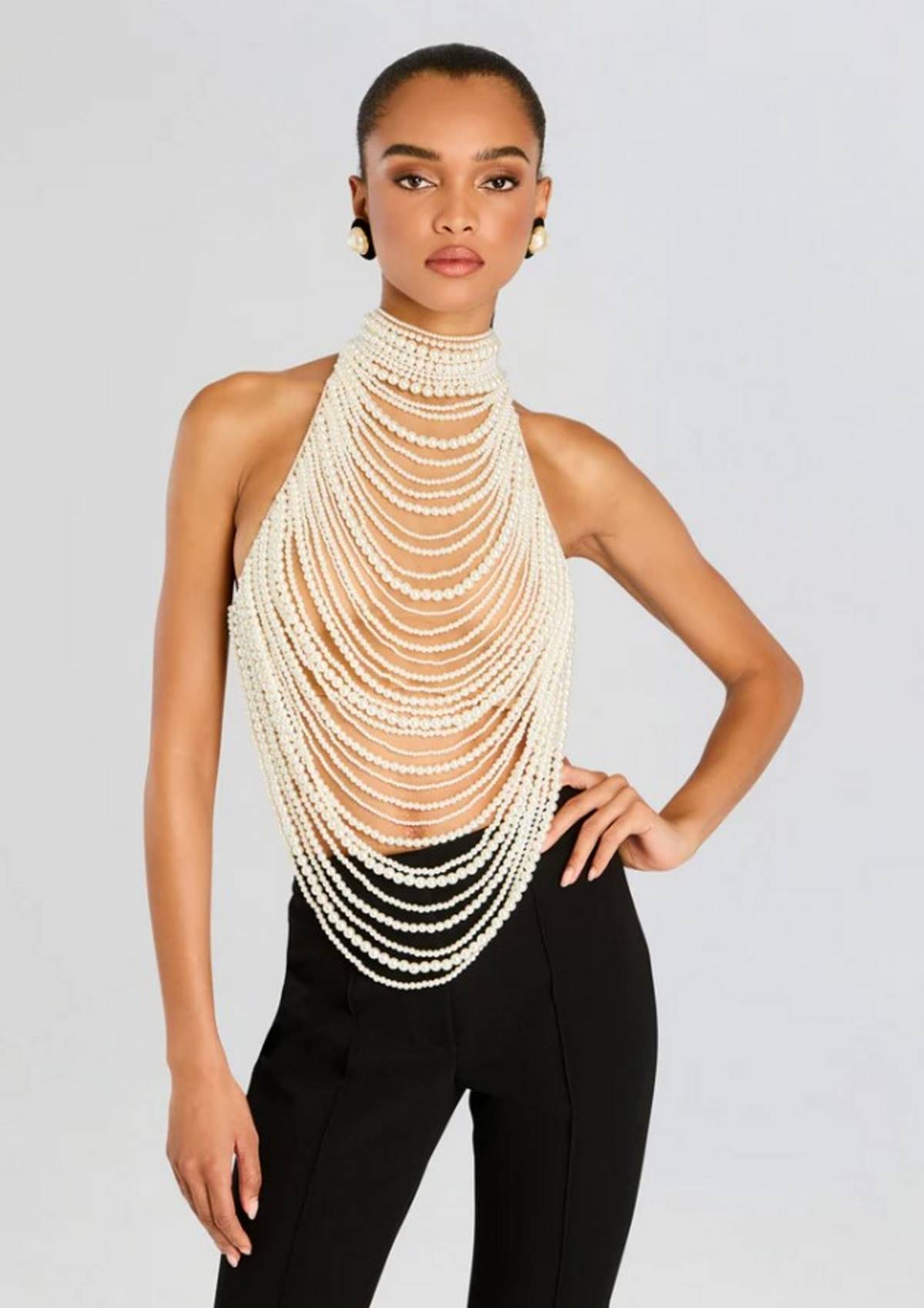 τοπ με πέρλες